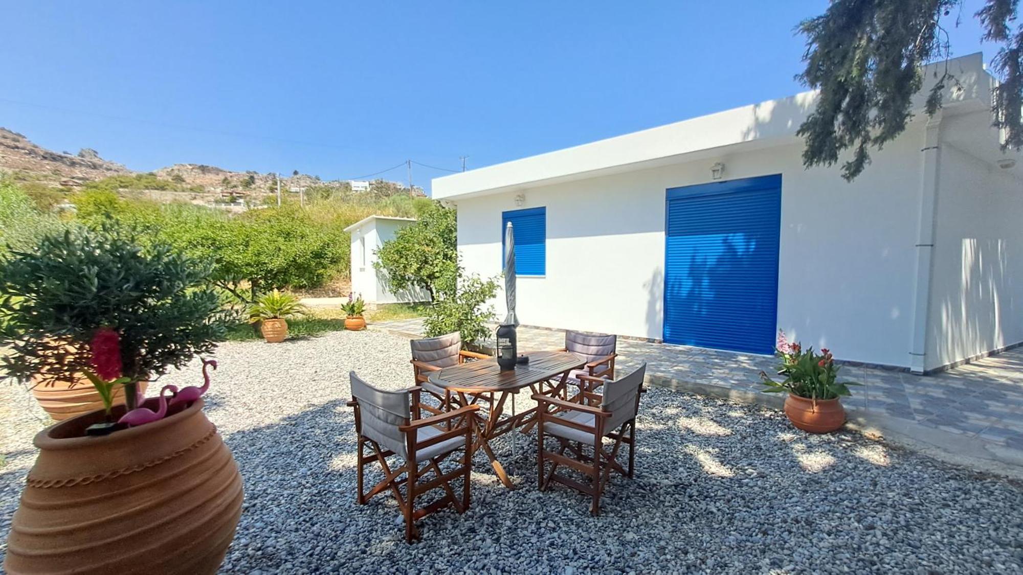 Deja Blue Villa Archangelos  Eksteriør bilde